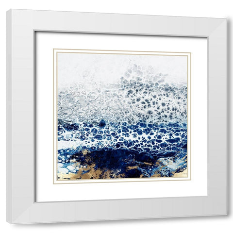 Flowing Luna  White Modern Wood Framed Art Print with Double Matting by Broughton, Shaylen