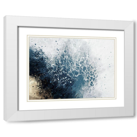 VeritasÂ  White Modern Wood Framed Art Print with Double Matting by Broughton, Shaylen