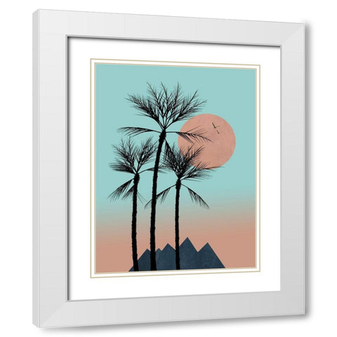 Passion in the Tropics II White Modern Wood Framed Art Print with Double Matting by Halli, Hal