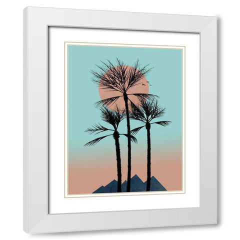 Passion in the Tropics III White Modern Wood Framed Art Print with Double Matting by Halli, Hal