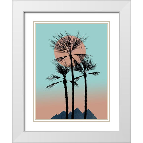 Passion in the Tropics III White Modern Wood Framed Art Print with Double Matting by Halli, Hal