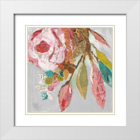 Dream Flower III White Modern Wood Framed Art Print with Double Matting by St Hilaire, Elizabeth