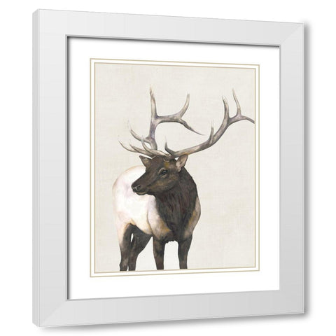 Ranger  White Modern Wood Framed Art Print with Double Matting by Hatfiled, Jodi