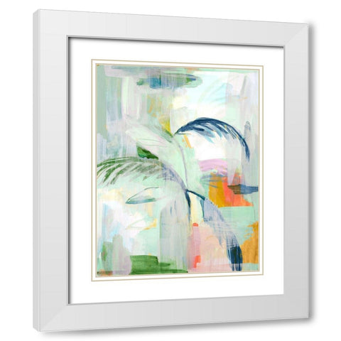 Palm City  White Modern Wood Framed Art Print with Double Matting by Bainbridge, Hope