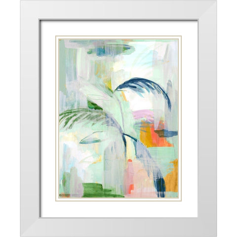 Palm City  White Modern Wood Framed Art Print with Double Matting by Bainbridge, Hope