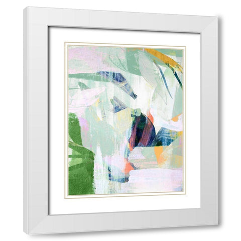Paradise Sunrise I White Modern Wood Framed Art Print with Double Matting by Bainbridge, Hope