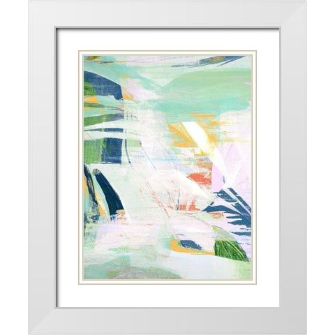 Paradise Sunrise II  White Modern Wood Framed Art Print with Double Matting by Bainbridge, Hope