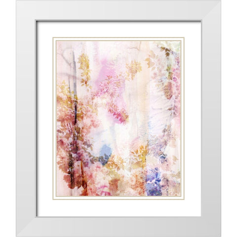 Memories of Travels II White Modern Wood Framed Art Print with Double Matting by Bainbridge, Hope