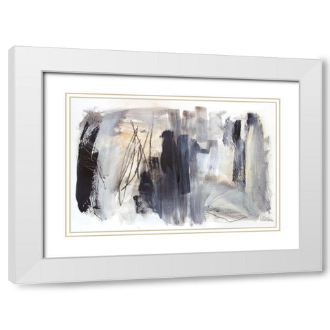 Cinders and Smoke White Modern Wood Framed Art Print with Double Matting by Bainbridge, Hope