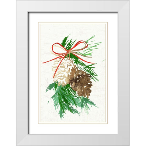 Simply Joyful White Modern Wood Framed Art Print with Double Matting by PI Studio