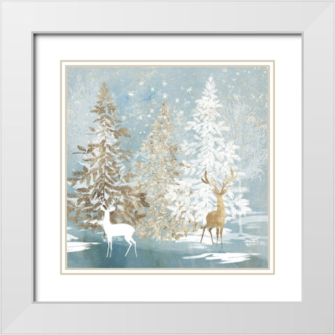 Endless Magic White Modern Wood Framed Art Print with Double Matting by PI Studio