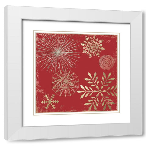 New Years Day I  White Modern Wood Framed Art Print with Double Matting by PI Studio