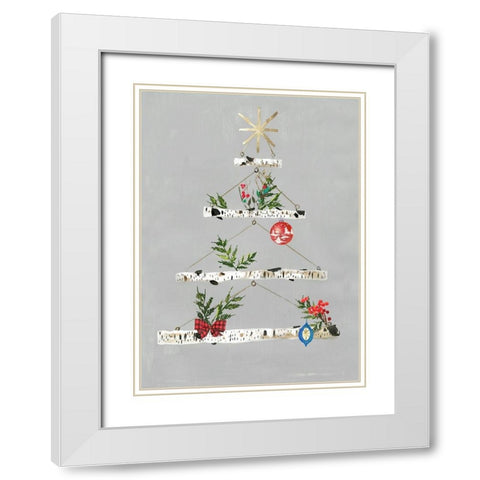Waiting for a Wonder White Modern Wood Framed Art Print with Double Matting by PI Studio