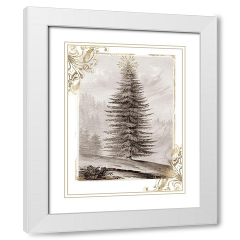 Season of Wonder  White Modern Wood Framed Art Print with Double Matting by PI Studio