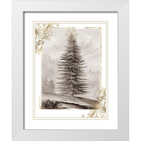 Season of Wonder  White Modern Wood Framed Art Print with Double Matting by PI Studio