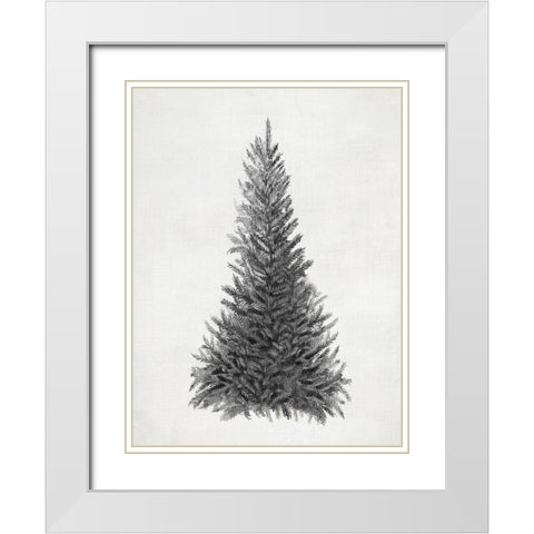 Awaiting the Decoration White Modern Wood Framed Art Print with Double Matting by PI Studio