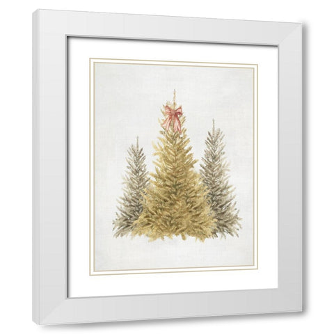 Forest Queen White Modern Wood Framed Art Print with Double Matting by PI Studio