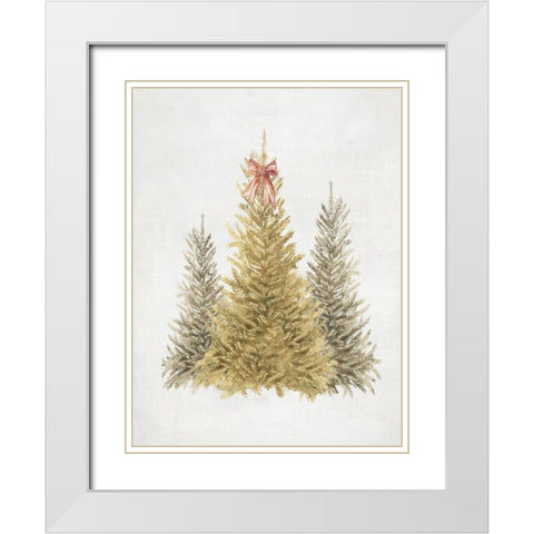 Forest Queen White Modern Wood Framed Art Print with Double Matting by PI Studio