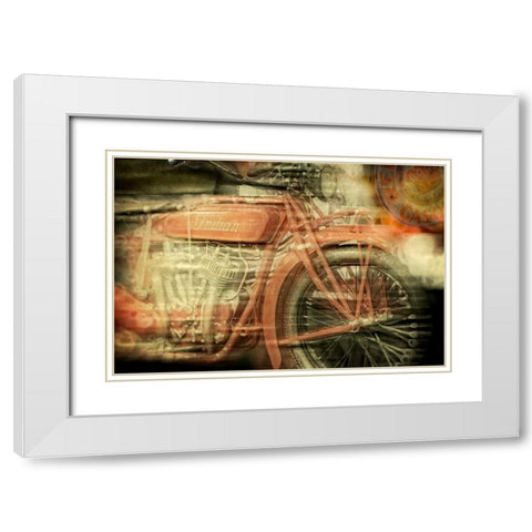 Moto I White Modern Wood Framed Art Print with Double Matting by Weddle, Ryan Hartson