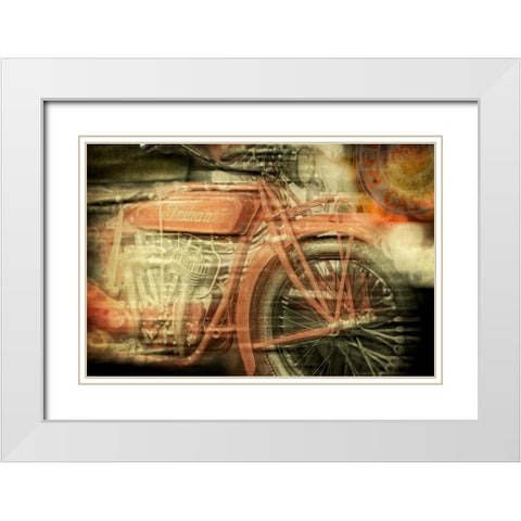 Moto I White Modern Wood Framed Art Print with Double Matting by Weddle, Ryan Hartson