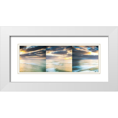 Lands End White Modern Wood Framed Art Print with Double Matting by Hartson-Weddle, Ryan