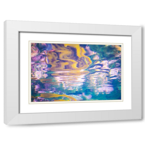 Aquatica II  White Modern Wood Framed Art Print with Double Matting by Hartson-Weddle, Ryan