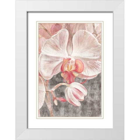 Efflorescence III White Modern Wood Framed Art Print with Double Matting by Biernot, Ilona