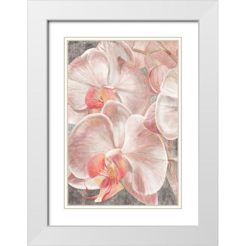 Efflorescence IV White Modern Wood Framed Art Print with Double Matting by Biernot, Ilona