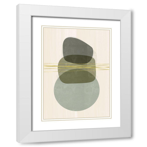 Growing Together White Modern Wood Framed Art Print with Double Matting by Hogan, Aoibhne