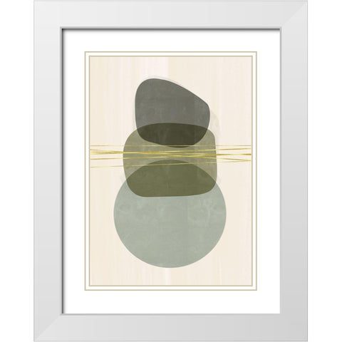 Growing Together White Modern Wood Framed Art Print with Double Matting by Hogan, Aoibhne