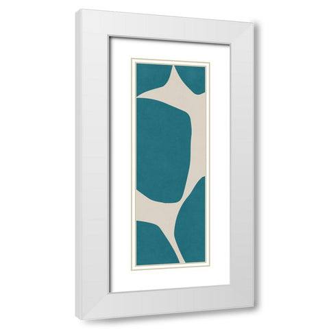 Two Bonds  White Modern Wood Framed Art Print with Double Matting by Hogan, Aoibhne