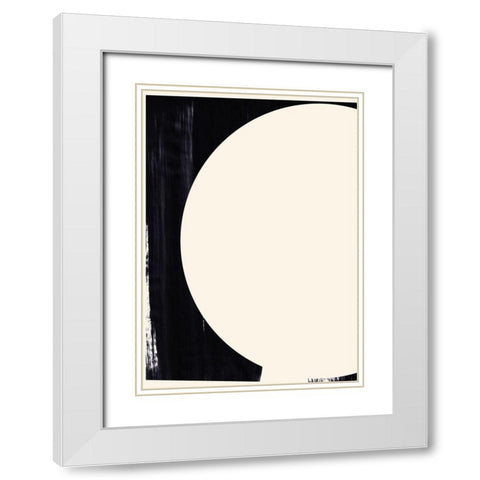 CarvingÂ  White Modern Wood Framed Art Print with Double Matting by Hogan, Aoibhne