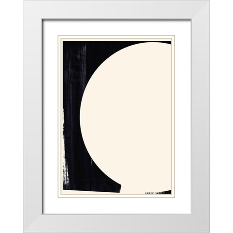 CarvingÂ  White Modern Wood Framed Art Print with Double Matting by Hogan, Aoibhne