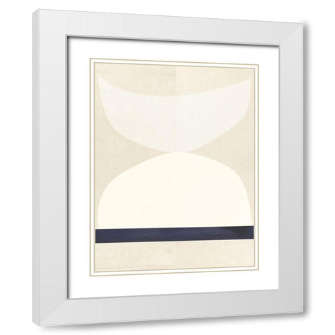 Ecstatic II  White Modern Wood Framed Art Print with Double Matting by Hogan, Aoibhne