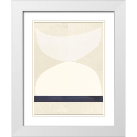 Ecstatic II  White Modern Wood Framed Art Print with Double Matting by Hogan, Aoibhne