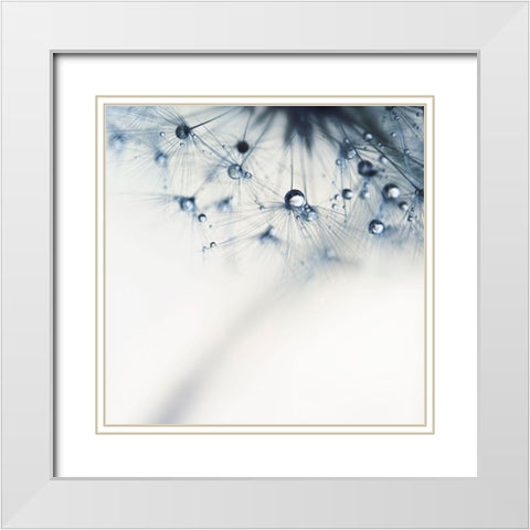 Indigo White Modern Wood Framed Art Print with Double Matting by Beddoes, Ingrid
