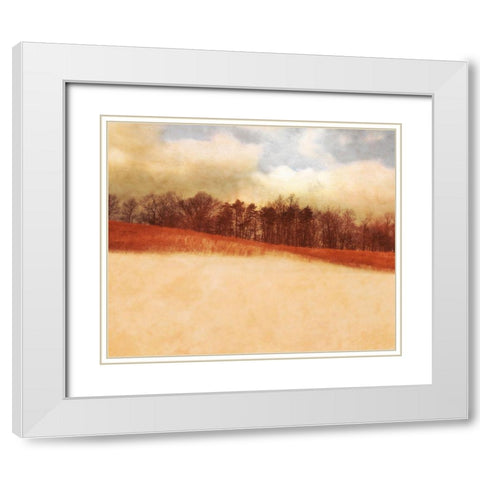 Marvel Landscape White Modern Wood Framed Art Print with Double Matting by Valner, Jessica