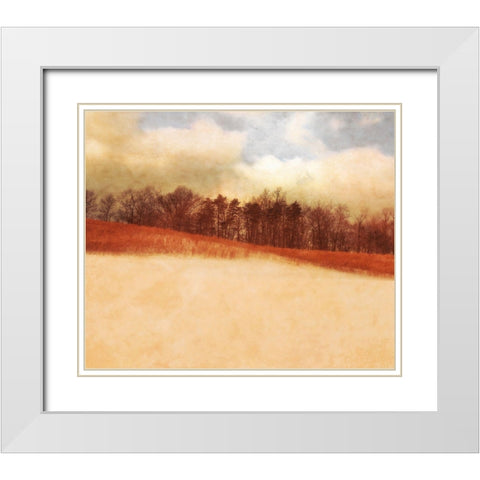 Marvel Landscape White Modern Wood Framed Art Print with Double Matting by Valner, Jessica