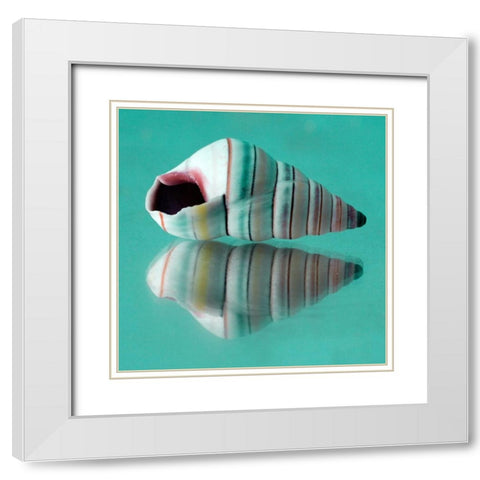 My Shadow I  White Modern Wood Framed Art Print with Double Matting by Stalus, Judt