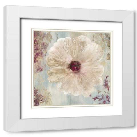 Ornamental I White Modern Wood Framed Art Print with Double Matting by Jensen, Asia