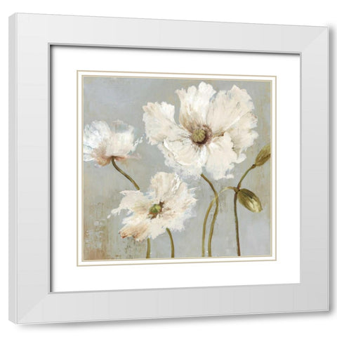 Cadence II White Modern Wood Framed Art Print with Double Matting by Jensen, Asia