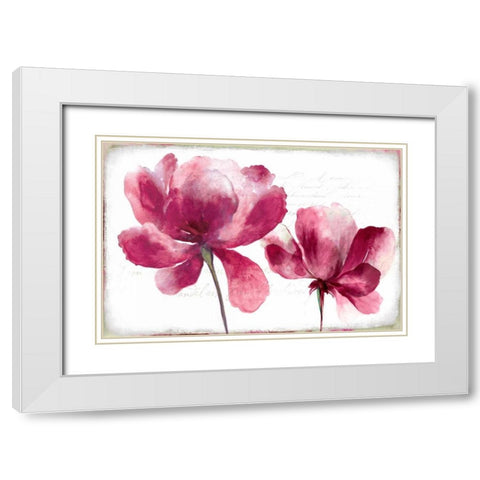 Lilya II White Modern Wood Framed Art Print with Double Matting by Jensen, Asia