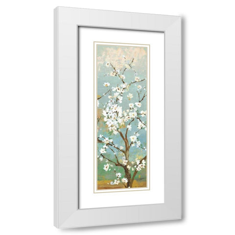 Kyoto II White Modern Wood Framed Art Print with Double Matting by Jensen, Asia