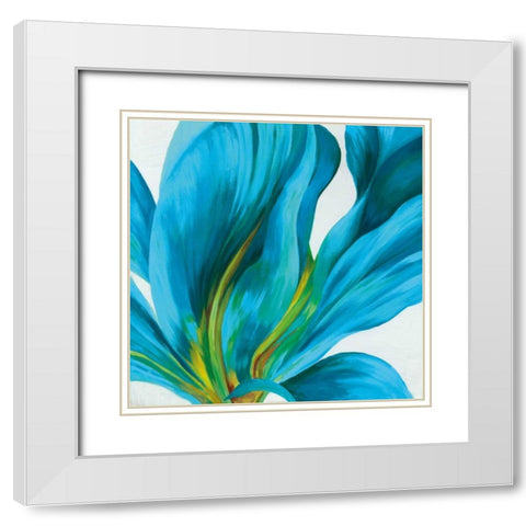 Vedette I White Modern Wood Framed Art Print with Double Matting by Jensen, Asia