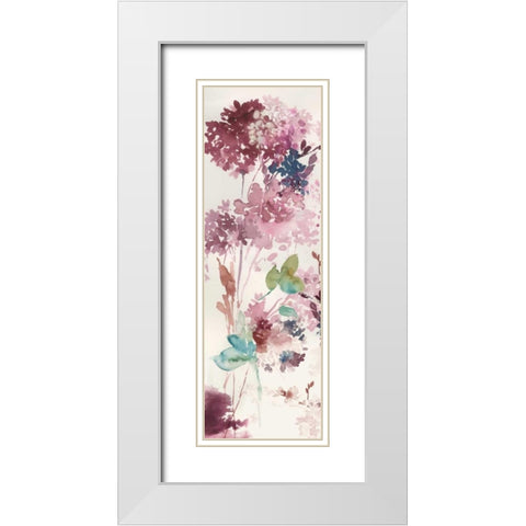 Sweet Hydrangea IV White Modern Wood Framed Art Print with Double Matting by Jensen, Asia
