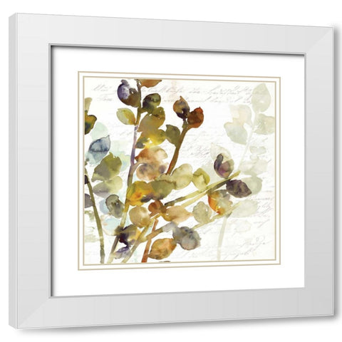 Solarium I White Modern Wood Framed Art Print with Double Matting by Jensen, Asia