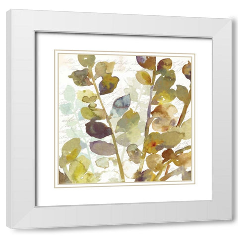 Solarium II White Modern Wood Framed Art Print with Double Matting by Jensen, Asia