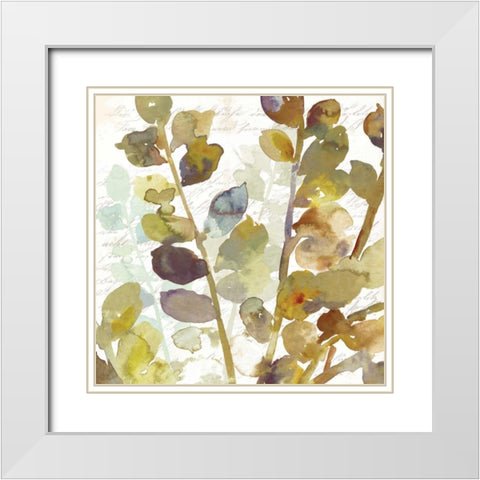 Solarium II White Modern Wood Framed Art Print with Double Matting by Jensen, Asia