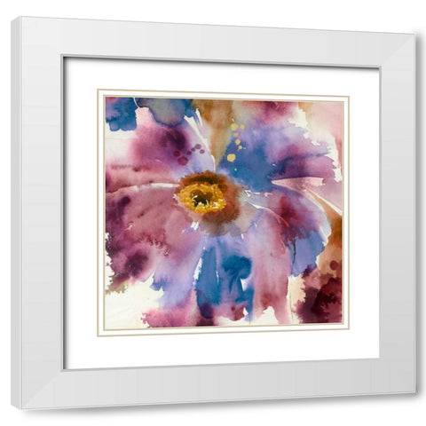 Laval II White Modern Wood Framed Art Print with Double Matting by Jensen, Asia