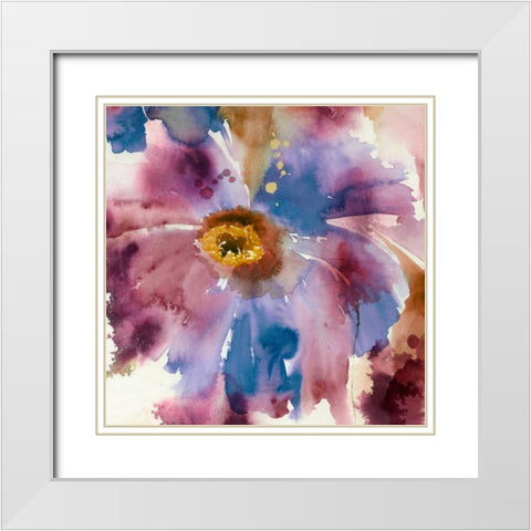 Laval II White Modern Wood Framed Art Print with Double Matting by Jensen, Asia